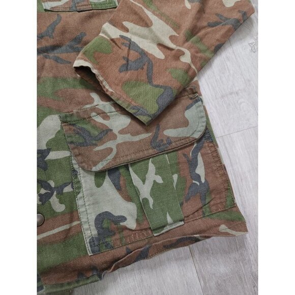 Vintage Ben Lee Camo Utility Button Up Jacket Mens Medium - Picture 4 of 11